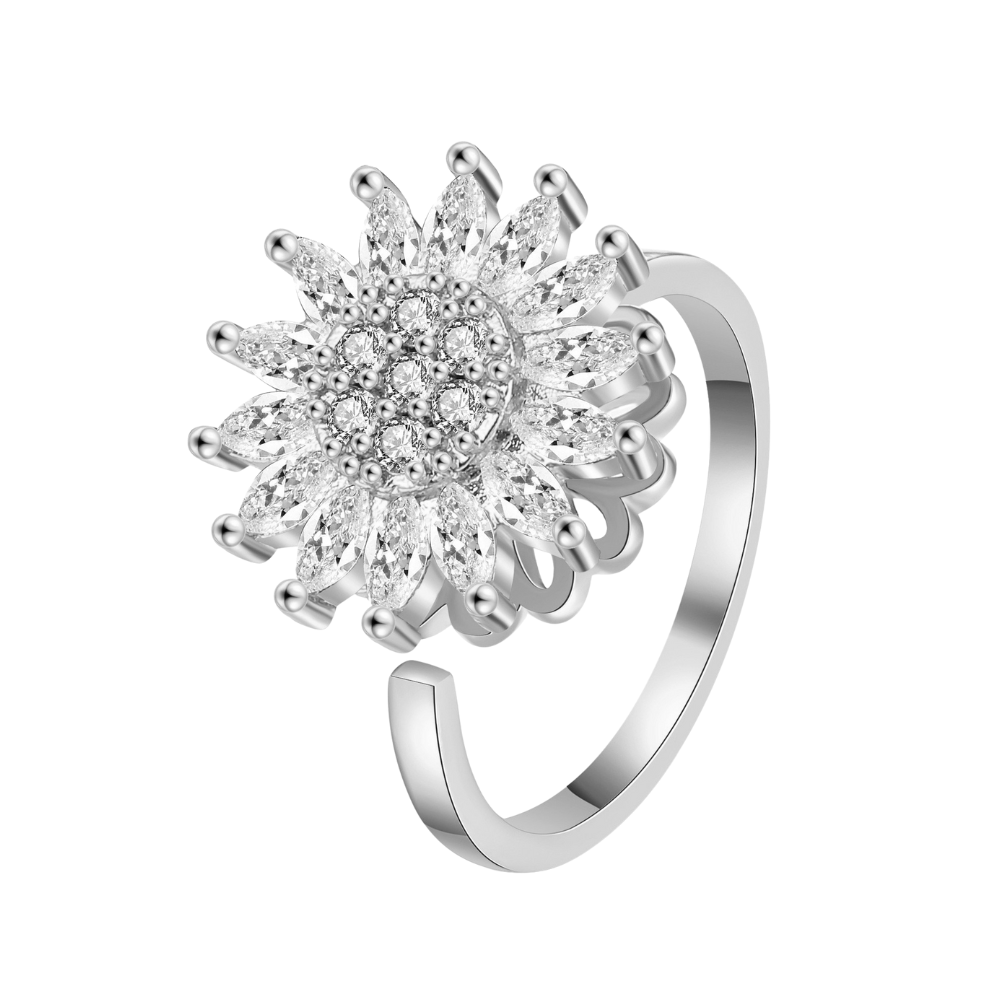 Flower Spinner Ring