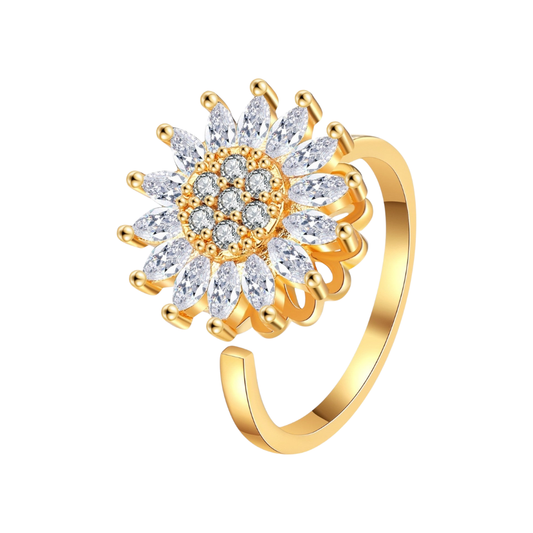 Flower Spinner Ring